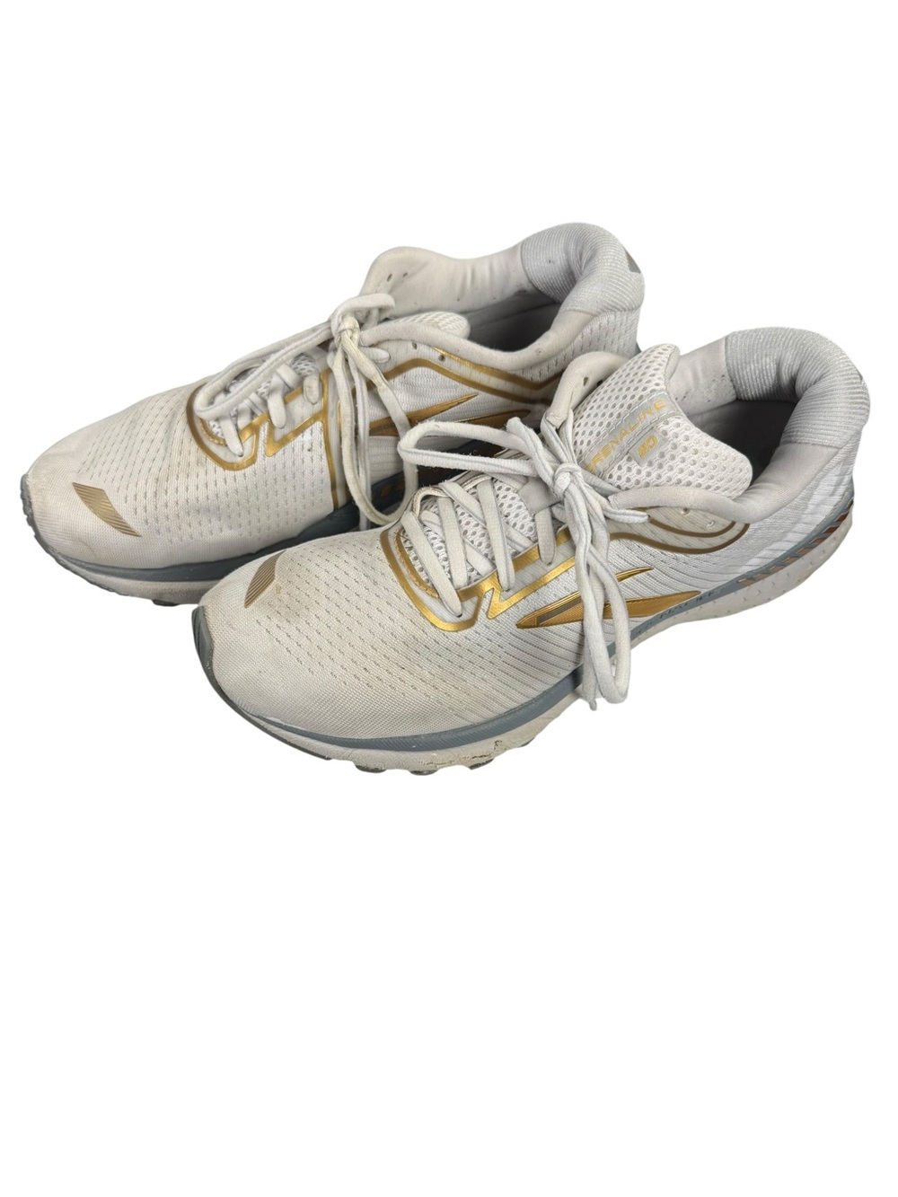 Brooks Adrenaline GTS 20 White Gold Running Shoes Women's Size 11 B